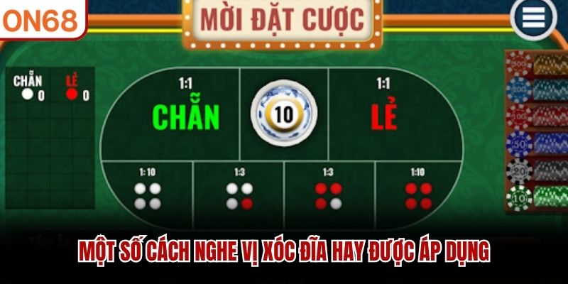 Một số c&aacute;ch nghe vị x&oacute;c đĩa hay được &aacute;p dụng